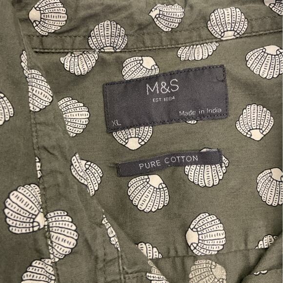 Marks and Spencer Clam Button-Up Shirt - Picture 3 of 3